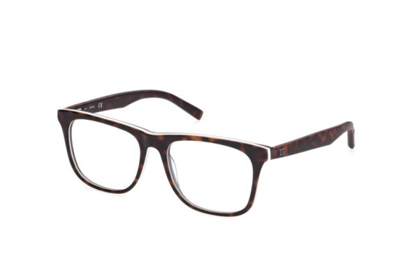 GUESS HOMBRE ACETATO 50032-052-55 CAFE Y BLANCO